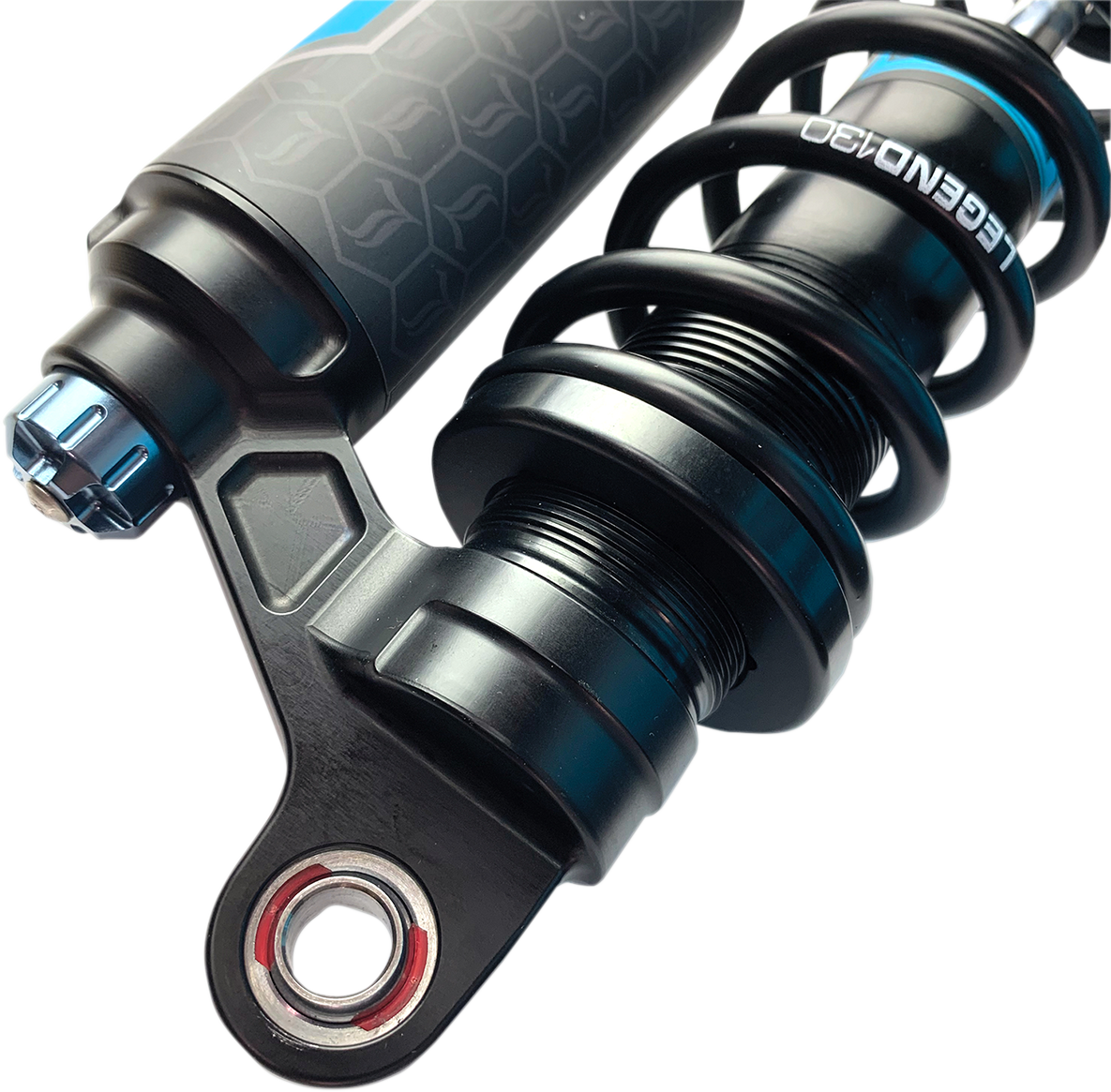 Legend Suspension REVO ARC Piggyback Shocks - 14" - Standard - Black - '04-'22 Sportster — 1310-1896