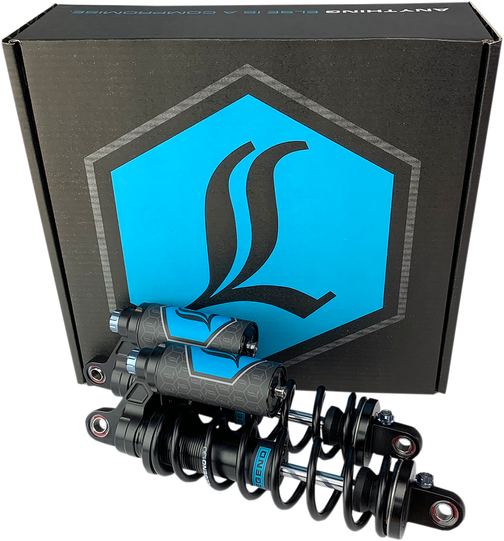 Legend Suspension REVO ARC Piggyback Shocks - 14" - Heavy Duty - Black - '04-'22 Sportster — 1310-1897
