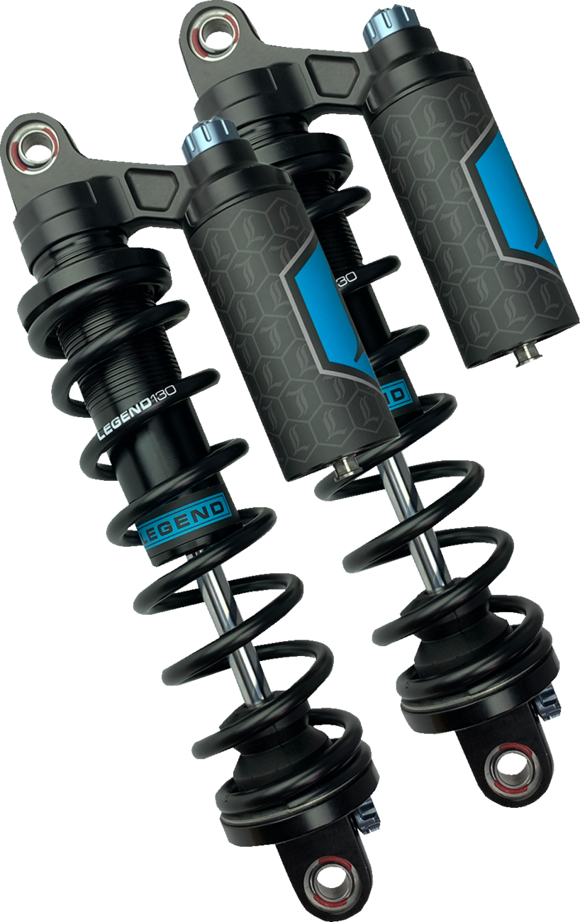 Legend Suspension REVO ARC Piggyback Shocks - 14" - Heavy Duty - Black - '04-'22 Sportster — 1310-1897
