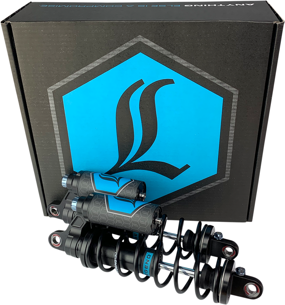 Legend Suspension REVO ARC Piggyback Shocks - 13" - Heavy Duty - Black - '84-'00 FXR — 1310-1899