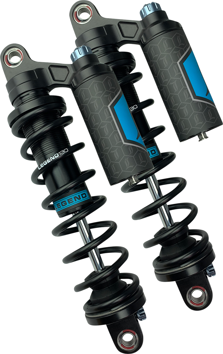 Legend Suspension REVO ARC Piggyback Shocks - 14" - Heavy Duty - Black - '84-'00 FXR — 1310-1901