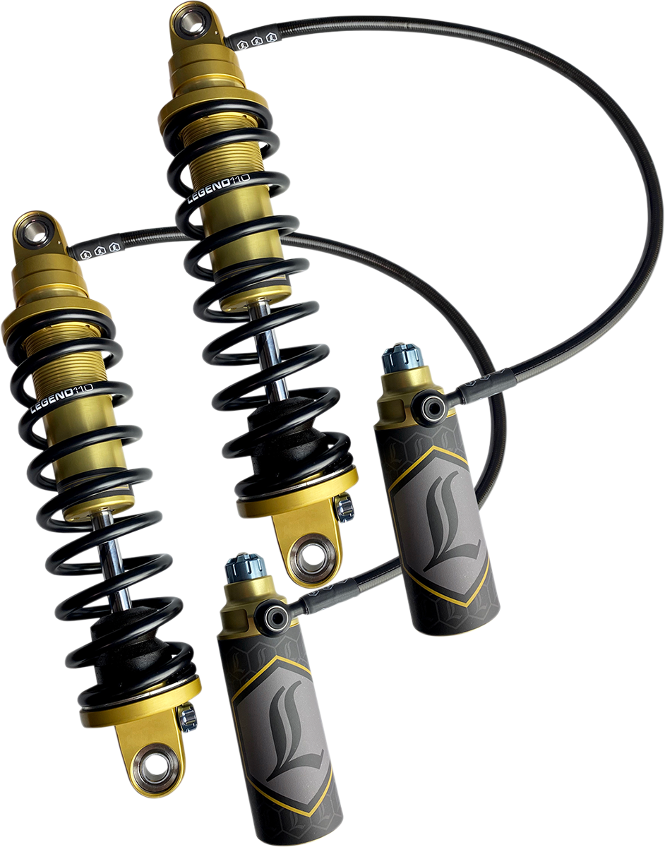 Legend Suspension REVO ARC Remote Reservoir Shocks - 13" - Standard - Gold — 1310-1902