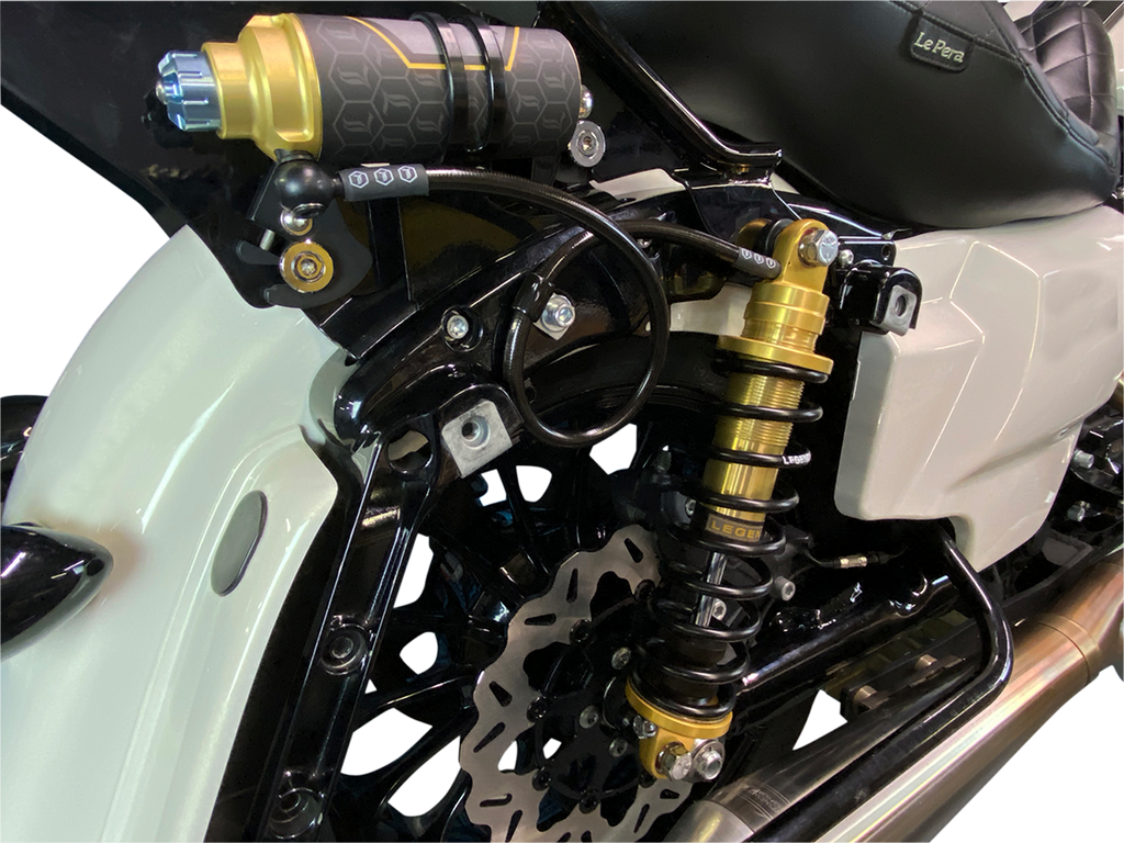 Legend Suspension REVO ARC Remote Reservoir Shocks - 13" - Standard - Gold — 1310-1902