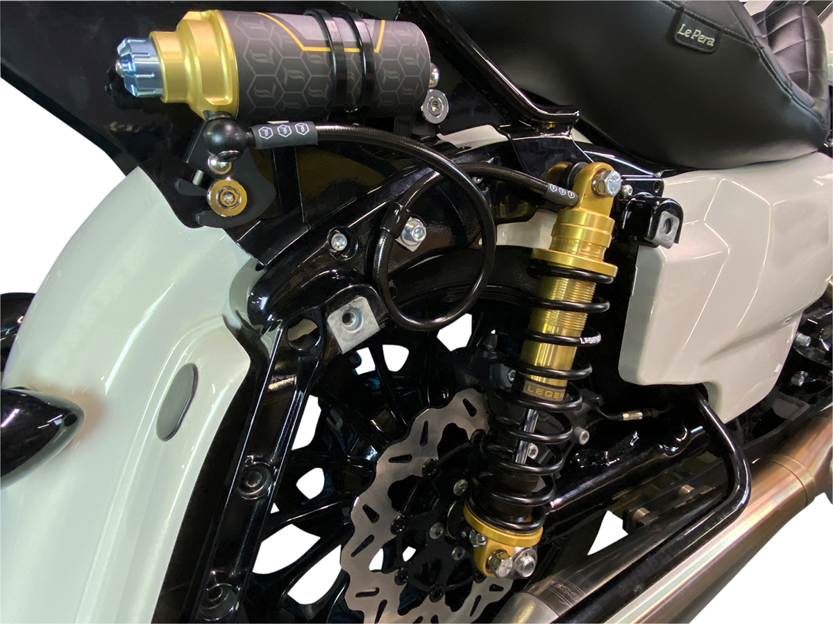 Legend Suspension REVO ARC Remote Reservoir Shocks - 13" - Standard - Gold — 1310-1902