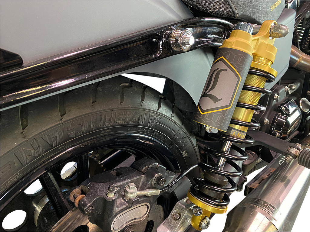 Legend Suspension REVO ARC Piggyback Shocks - 13" - Standard - Gold - '99-'17 Dyna — 1310-1914