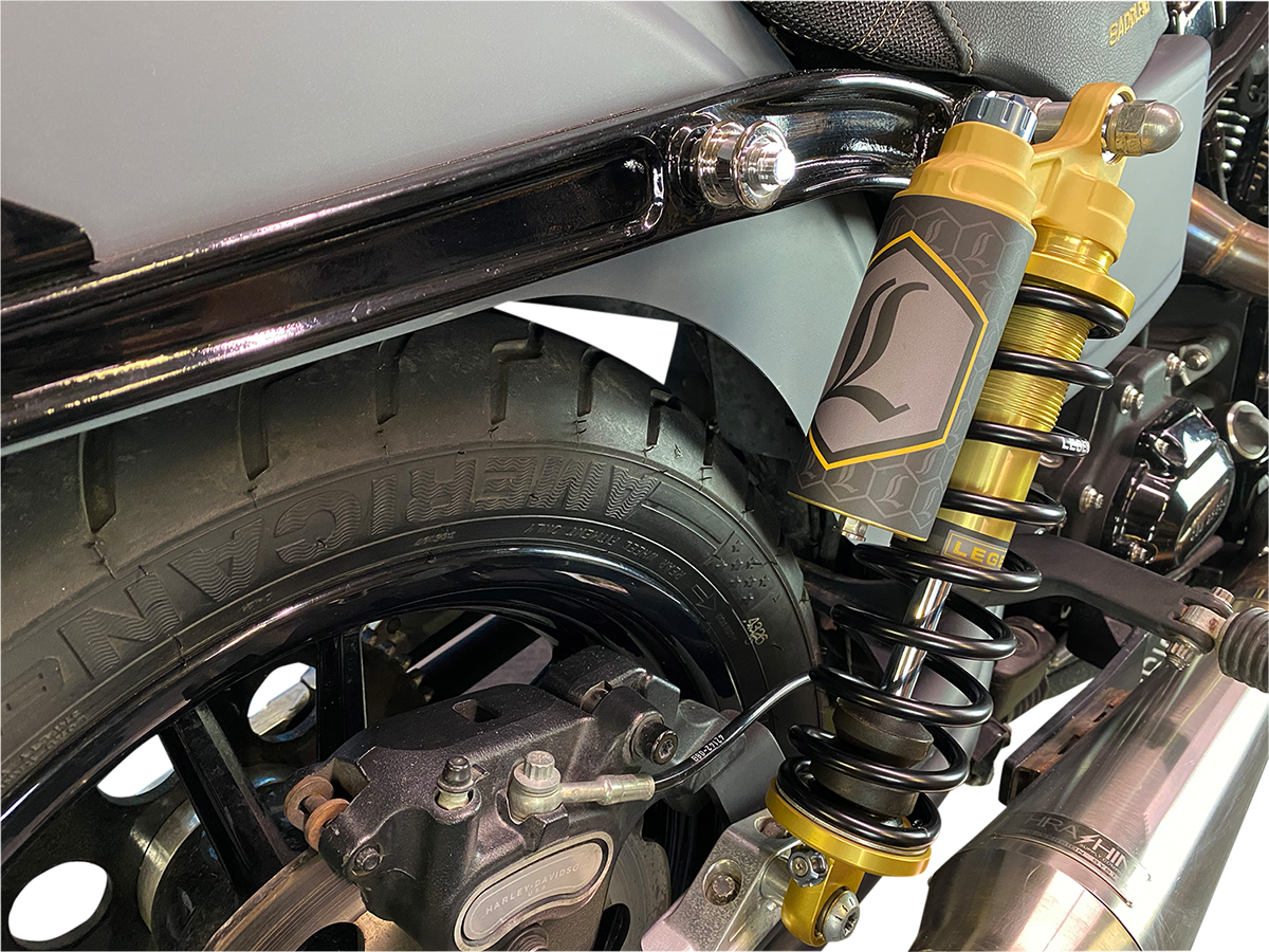 Legend Suspension REVO ARC Piggyback Shocks - 13" - Standard - Gold - '99-'17 Dyna — 1310-1914
