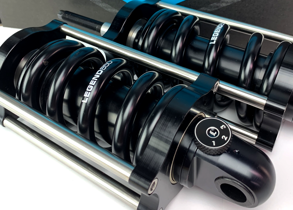 Legend Suspension Revo-A Shock - 12.25" - Heavy Duty - '00-'17 Softail Models — 1310-1974
