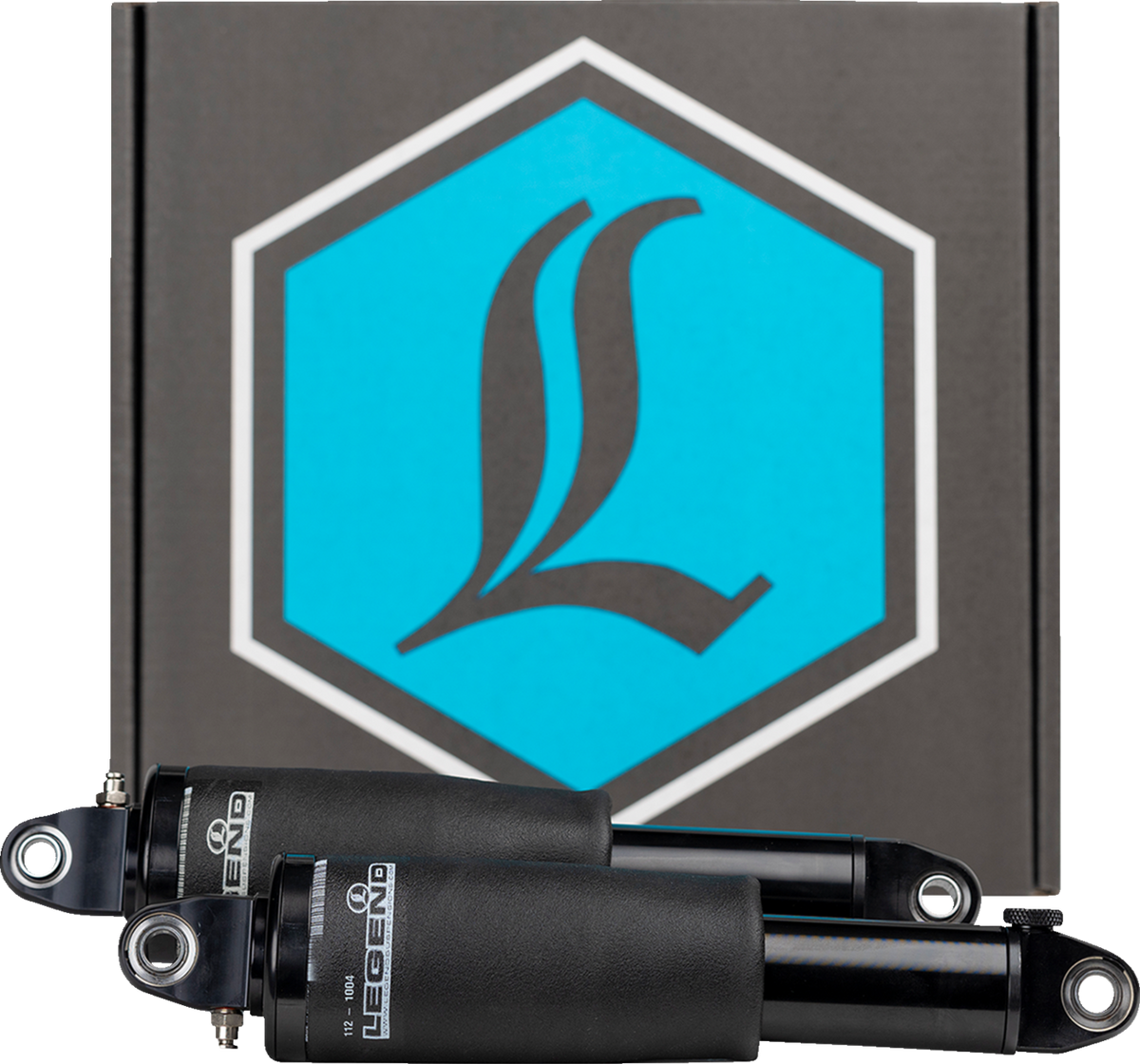 Legend Suspension AIR-A V-Rod Adjustable AIR Suspension - Black - V-Rod — 1311-0109