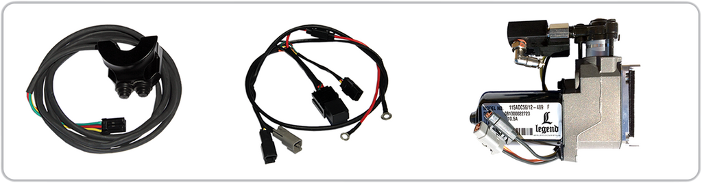 Legend Suspension AIR-A V-Rod Adjustable AIR Suspension - Black - V-Rod — 1311-0109