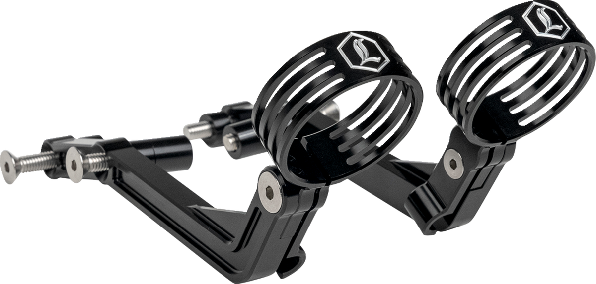 Legend Suspension REVO ARC External Reservoir Mounts - Black — 1313-0245