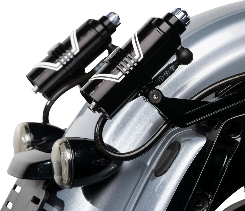 Legend Suspension REVO ARC External Reservoir Mounts - Black — 1313-0245