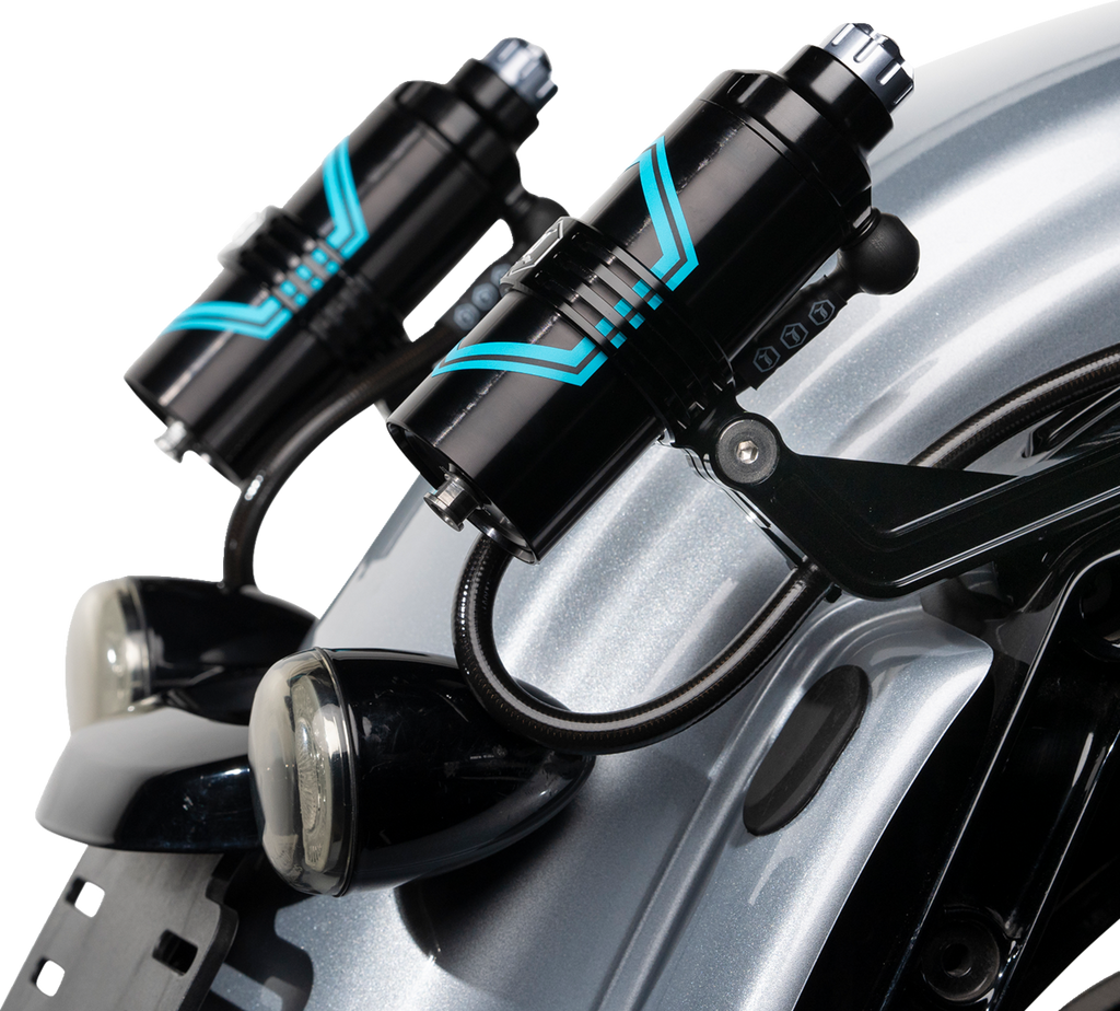 Legend Suspension REVO ARC External Reservoir Mounts - Black — 1313-0245
