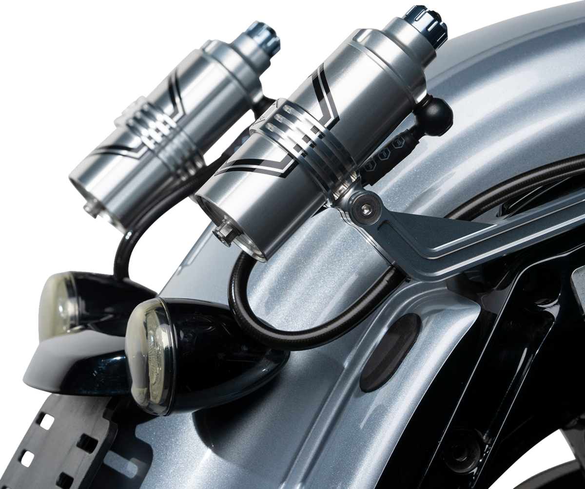 Legend Suspension REVO ARC External Reservoir Mounts - Clear — 1313-0246