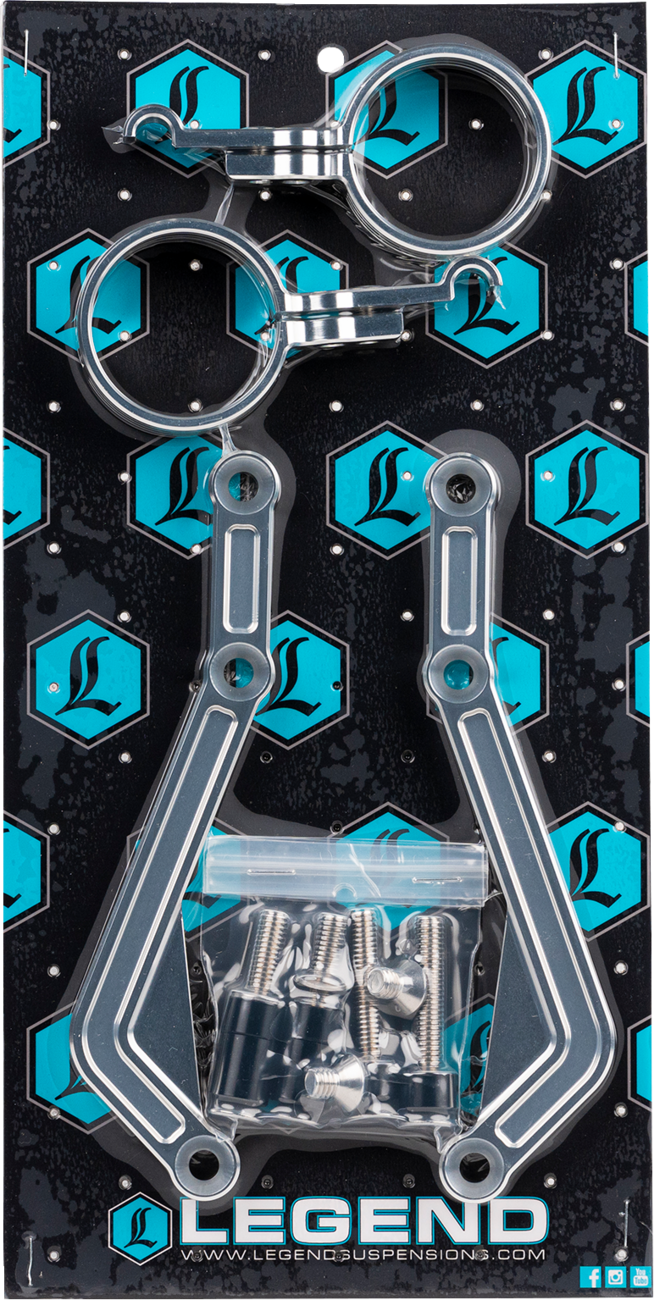 Legend Suspension REVO ARC External Reservoir Mounts - Clear — 1313-0246