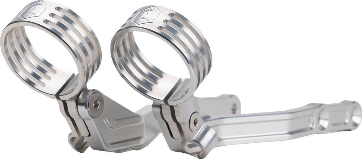Legend Suspension REVO ARC External Reservoir Mounts - Clear — 1313-0275