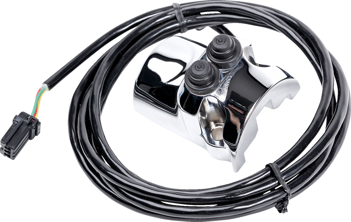 Legend Suspension Chrome Legend Handlebar Mounted Control Assembly - Road Glide — 2106-0406