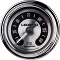 Legend Suspension Fairing Mounted LED Backlit PSI Gauges - Spun Aluminum — 2212-0492