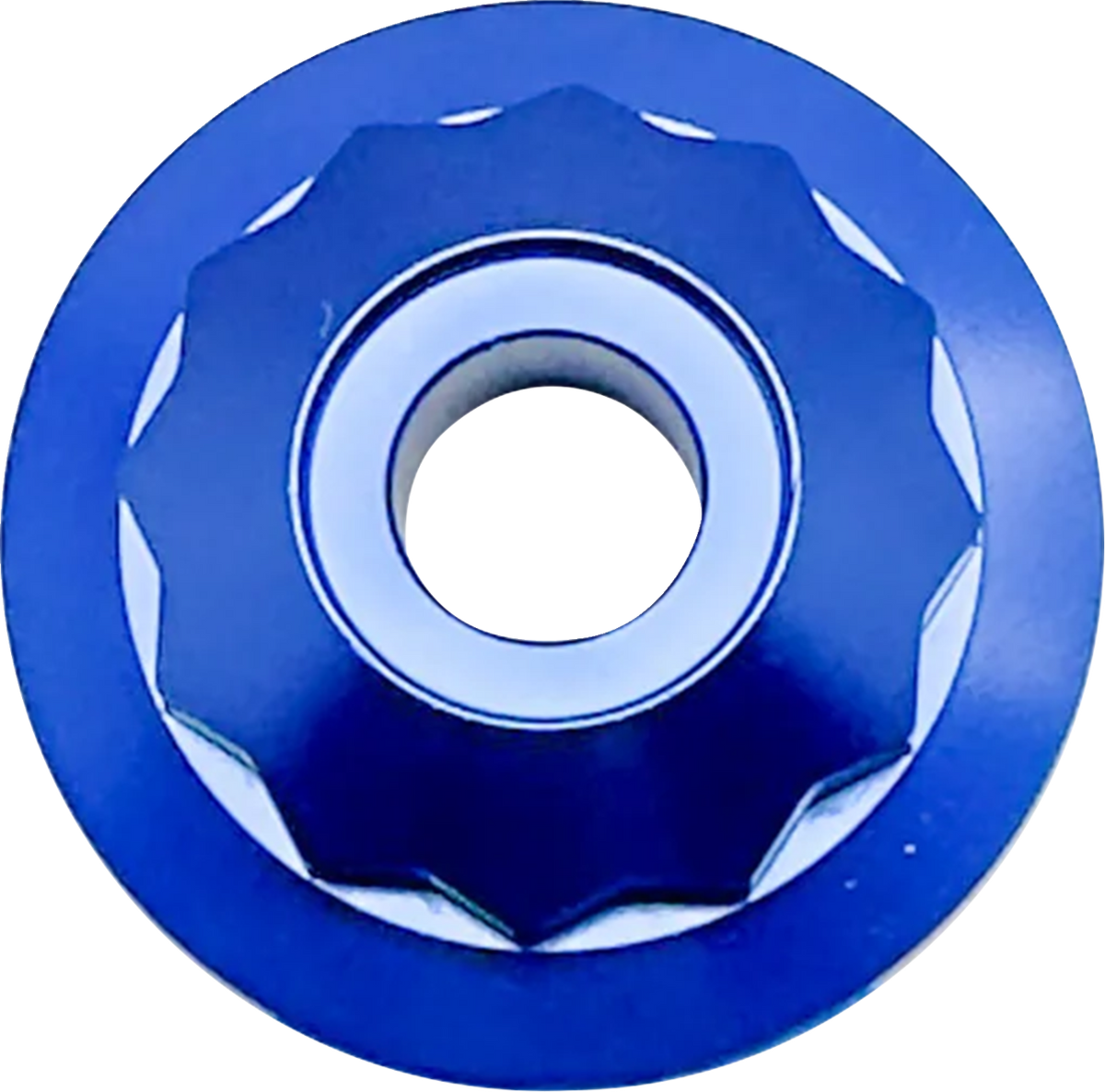 Steering Stem Nut - Blue (PYO:12PSK-18L-BE) by Paul Yaffe Bagger Nation
