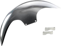 Cafe Front Fender - 21" - Chrome Adaptors (PYO:CAFE-21-14L-C) by Paul Yaffe Bagger Nation