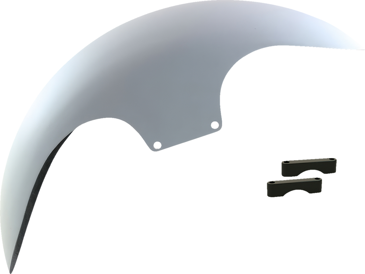 Cafe Front Fender - 19" - Black Spacers (PYO:CAFE-19-13E-B-C) by Paul Yaffe Bagger Nation