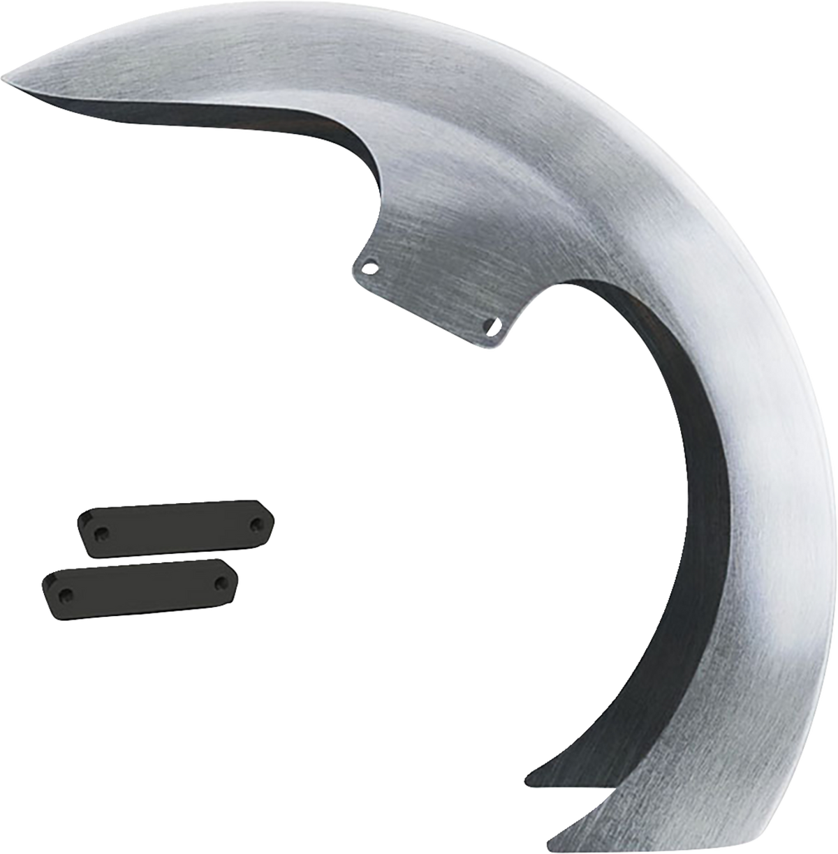 DEI Front Fender - 21" Wheel - With Black Adapters (DEI21-13E-B) by Paul Yaffe Bagger Nation