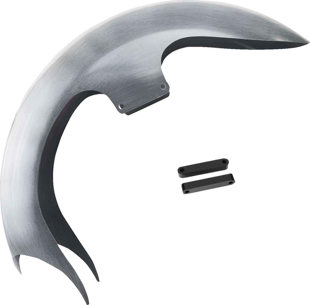 Talon Front Fender - OEM - 19" Wheel - With Black Adapters (TALON-OEM-23CVO-B) by Paul Yaffe Bagger Nation