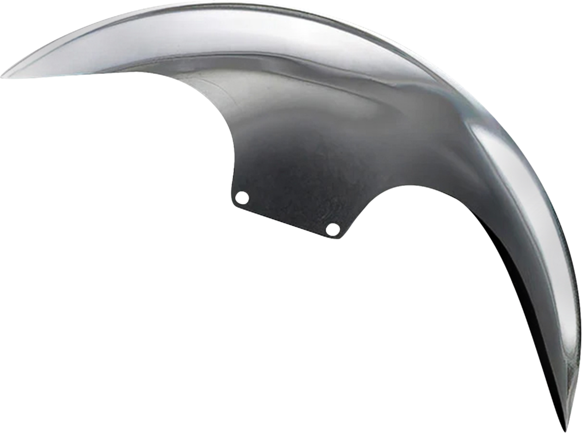 Cafe Front Fender - OEM 19" Wheel - With Satin Finish Fork Adapters - HD (PYO:CAFE-OEM-M8ST-S) by Paul Yaffe Bagger Nation