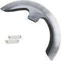Thicky Front Fender - OEM 16"-19" Wheel - With Chrome Adapters (PYO:THICKY-OEM-14L-C) by Paul Yaffe Bagger Nation