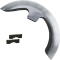 Thicky Front Fender - OEM 16"-19" Wheel - With Black Adapters (PYO:THICKY-OEM-B) by Paul Yaffe Bagger Nation