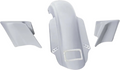 Rear Fender Kit - With Side Covers - Chrome Plate Frame - Thunder Bolts (PYO:KIT-3PC-DOSTRTPC) by Paul Yaffe Bagger Nation