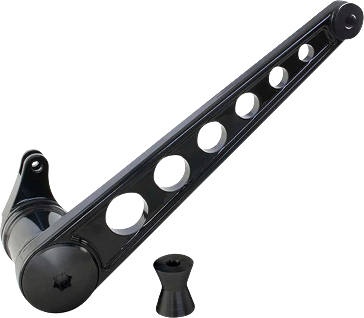 I-Beam Brake Lever - Rear - Black (PYO:BL-IB-14L-B) by Paul Yaffe Bagger Nation