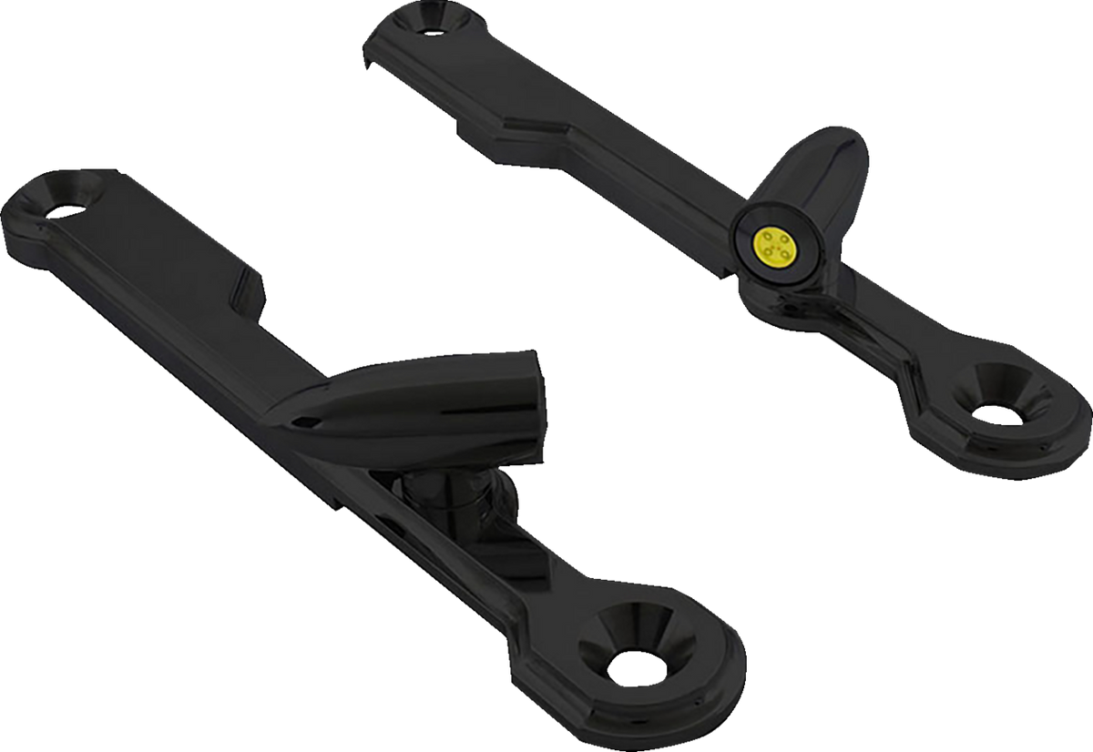 Bullet Turn Signals - Black - FLHX/FLHR (PYO:LB-SG-DRL-B) by Paul Yaffe Bagger Nation