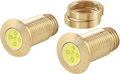 Lightning Bolts - Amber/White - Brass (PYO:BOLTS-DRL-BR) by Paul Yaffe Bagger Nation