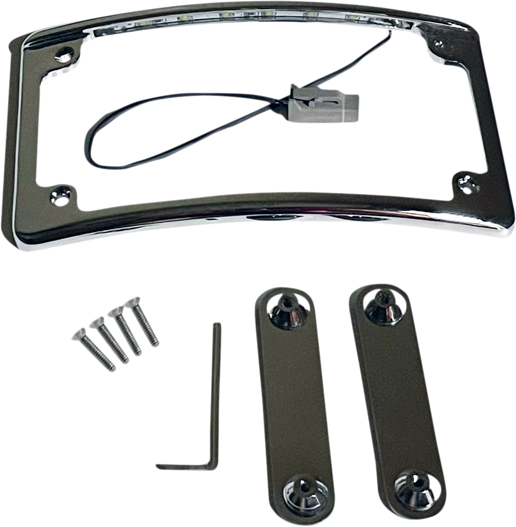 Radius LED License Plate Frame for CVO™