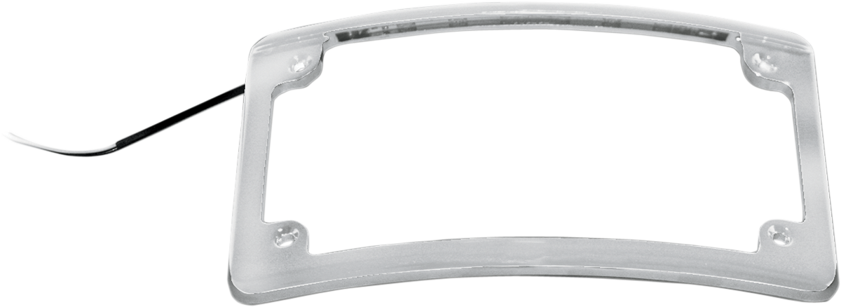Radius LED License Plate Frame