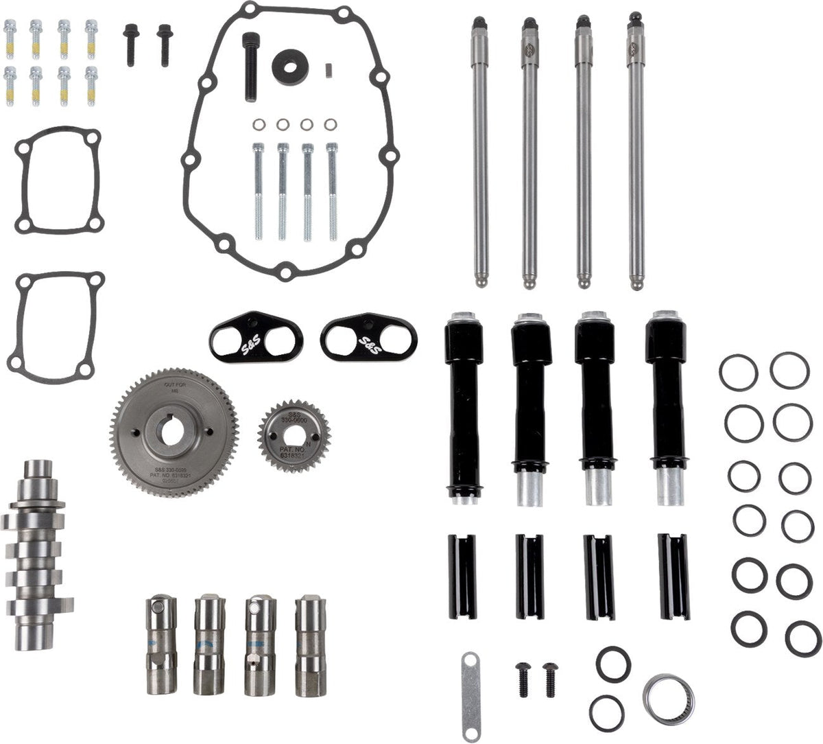 496 Camshaft Kit with Pushrod Tubes by S&S Cycle