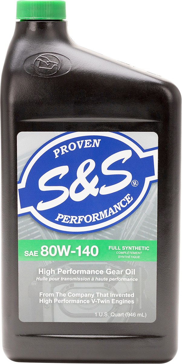 80W-140 High Performance Full-Synthetic Gear Oil by S&S Cycle