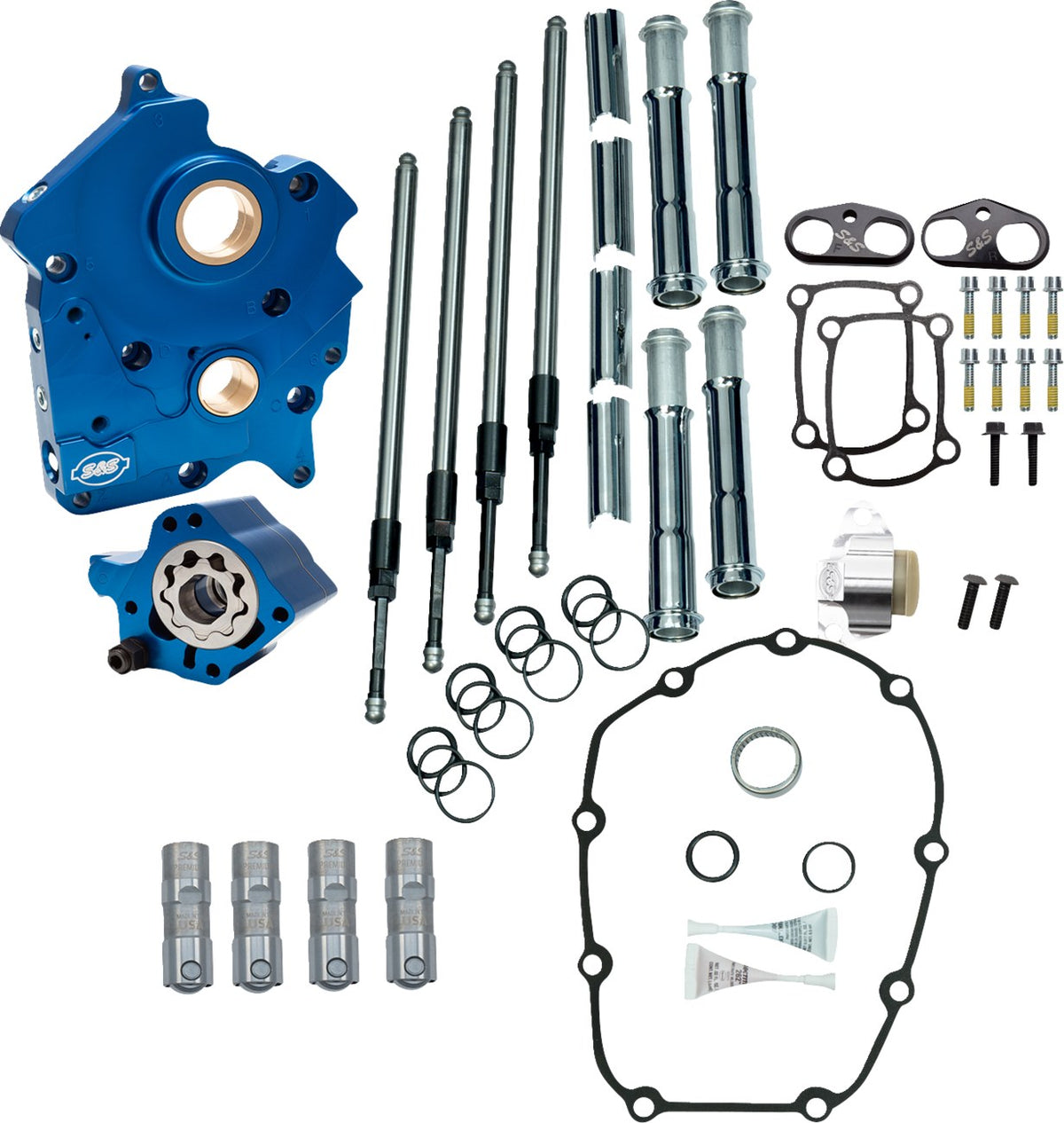 Cam Chest Kit without Cams for Chain Drive M8 by S&S Cycle