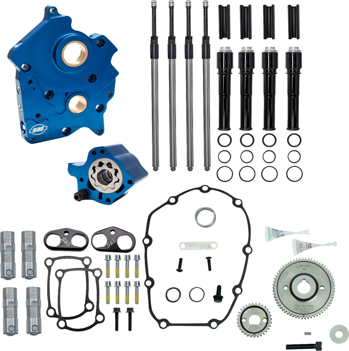 Cam Chest Kit without Cams for Gear Drive M8 by S&S Cycle