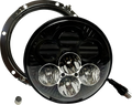 Shark Demon® 7” Round LED Headlight with Color Changing Backlight