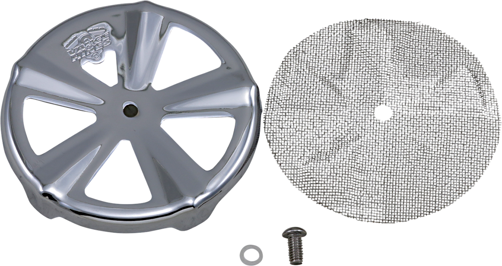 Vance & Hines Air Cleaner Cover — Skullcap Crown