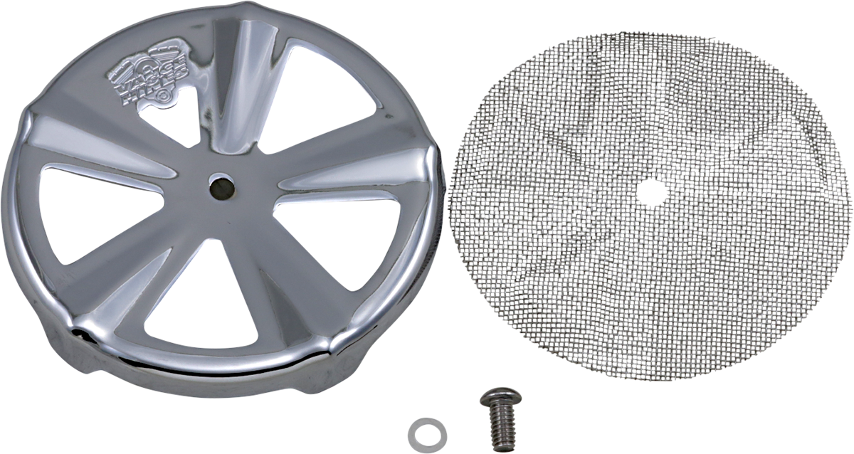 Vance & Hines Air Cleaner Cover — Skullcap Crown