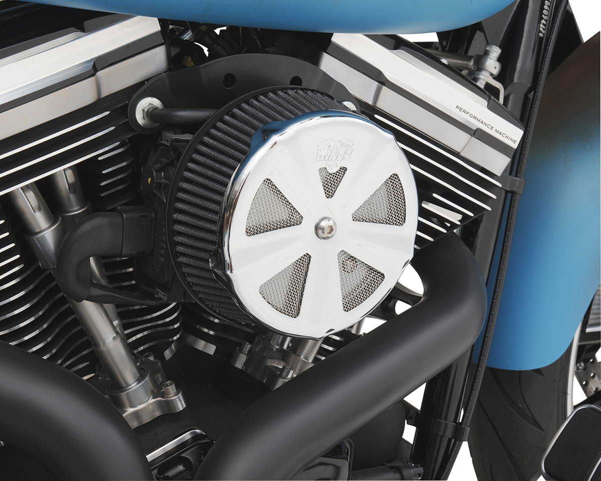 Vance & Hines Air Cleaner Cover — Skullcap Crown