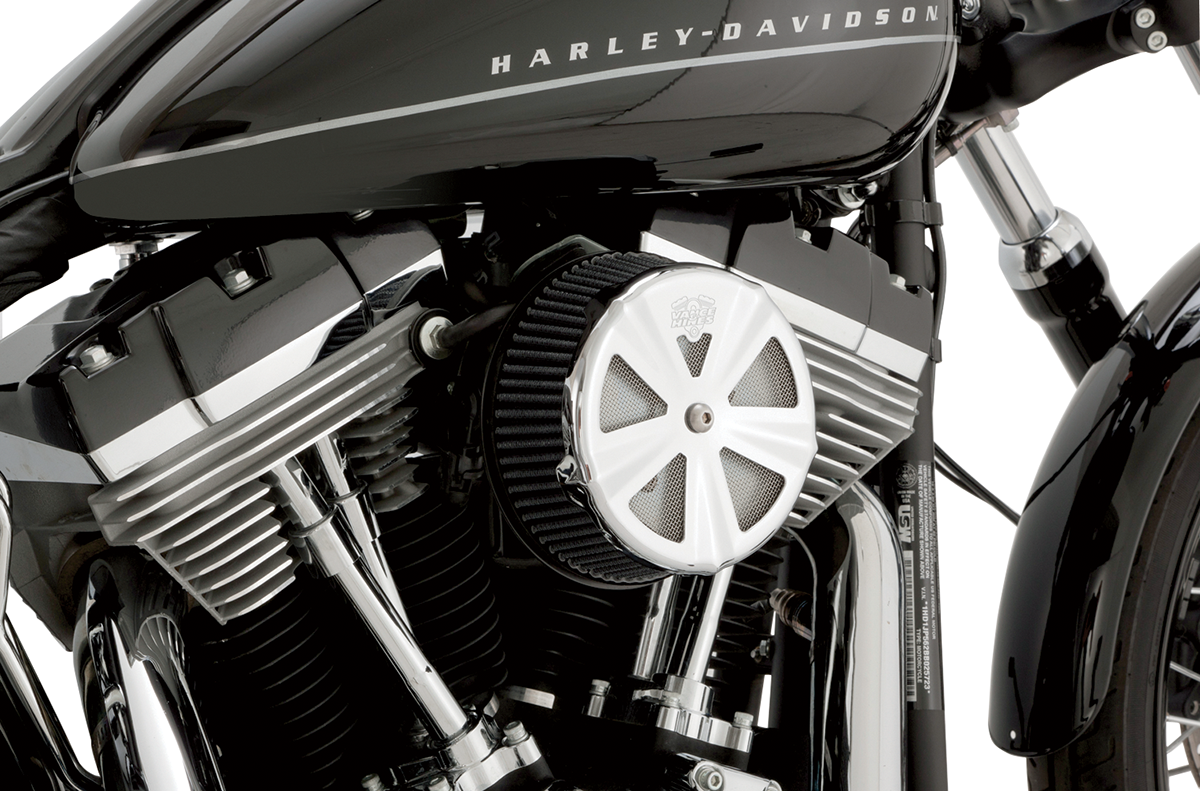 Vance & Hines Air Cleaner Cover — Skullcap Crown